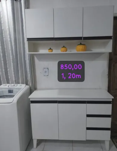 Conjunto de cozinha de 1,20 com entrega e instalação grátis. Só paga na entrega