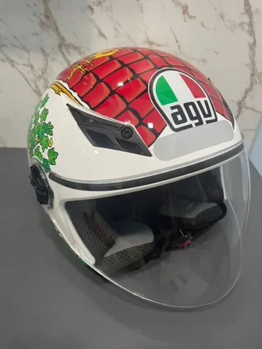 Capacete agv blade aberto 57-58 house casinha vr46 