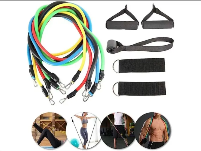 Kit de Elásticos para Treino de Força