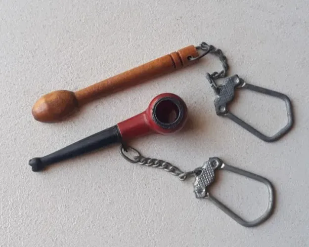 Conjunto de chaveiros antigo. Kit chaveiros raros