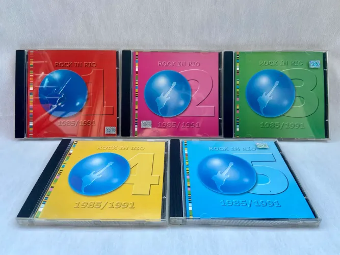 Coleção Rock In Rio - 1985 | 1991 (com 5 CDs) **ORIGINAL**