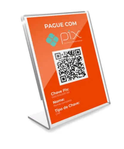 Plaquinha Pix 