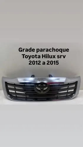 Grade parachoque toyota hillux srv 2012 a 2015 