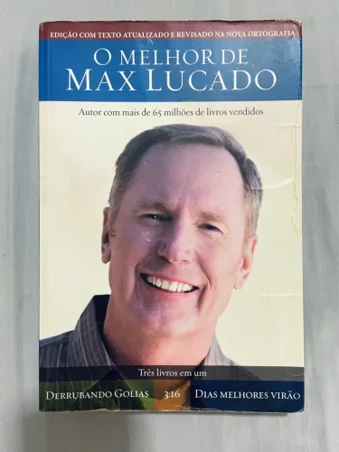 Livro O melhor de Max Lucado.