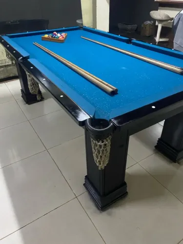 Mesa sinuca - pedra ardósia- jogo bola - taqueira - parcelo no cartão crédito 
