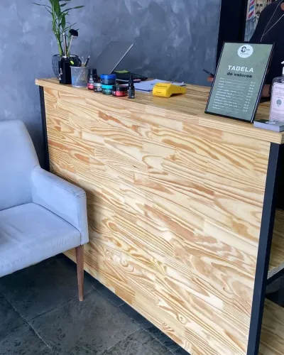 ? Balcão 110x110x40 industrial móveis planejados sala cozinha 