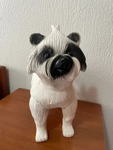 Escultura de Cachorro Decorativa