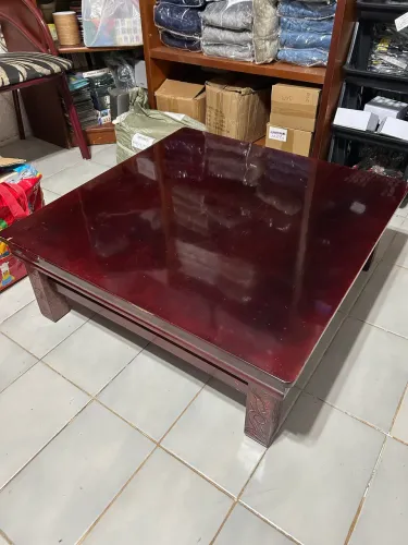 Mesa dobrável, mesa de jantar Tatami coreano/mesa baixa de madeira, mesa de jantar