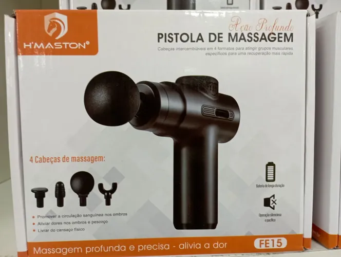 Massageador Portátil Hmaston FE15 Recarregável