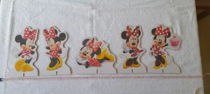 5 DISPLAY DE MESA FESTA MINNIE - USADO 1 X 