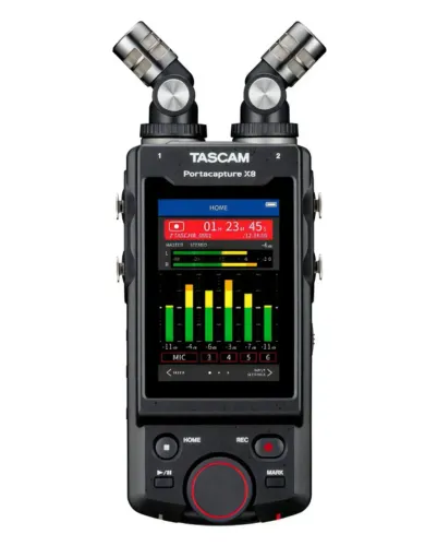 Gravador Tascam Portacapture X8 de 32 bits
