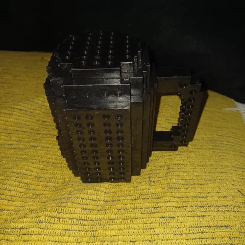 Caneca Lego Art Feita com Blocos de Montar