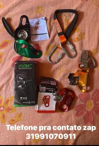 Vendo equipamentos de acesso por corda novos 