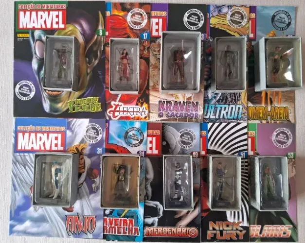 Miniaturas Eaglemoss Marvel e DC (atualizado)