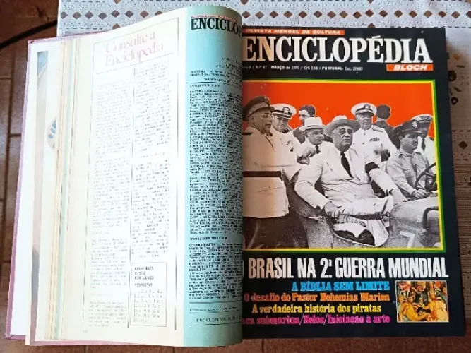 Enciclopédia Bloch 3 volumes 1971 e 1972