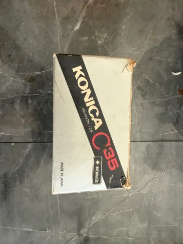 Caixa Original Konica C35 - Colecionador