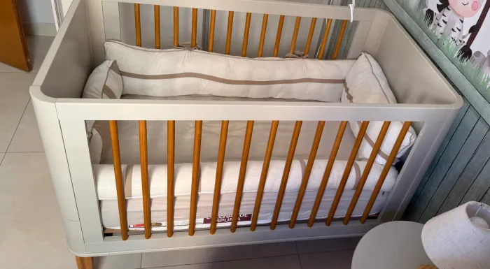 VENDO BERÇO BOOM CLASSIC - COR AREIA FOSCO