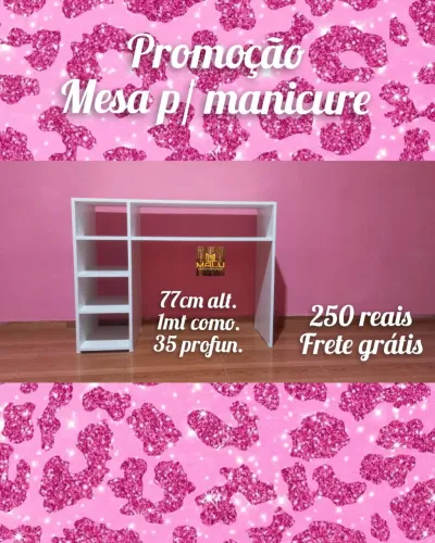 Mesa para manicure - FRETE GRÁTIS