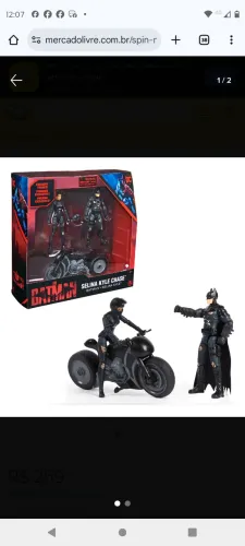 Boneco The Batman E Selina Kyle Pack Moto