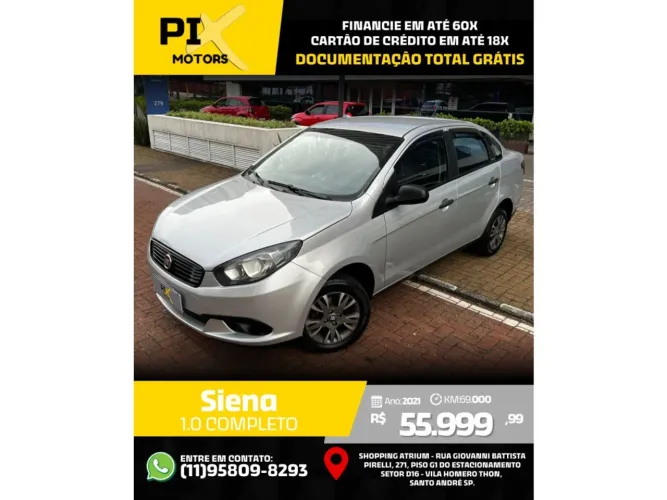 Fiat Grand Siena 1.0 EVO Flex 8V 4P 2021