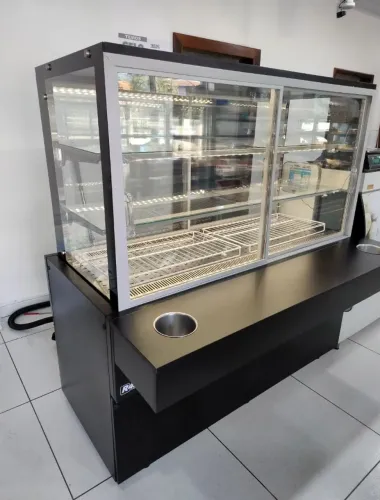 Vitrine Refrigerada Self Service para Paradouro Padaria Lanchonete - Novo