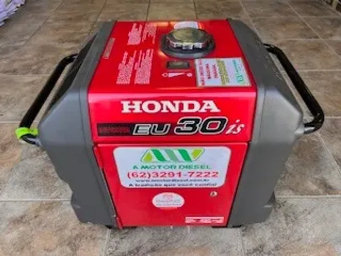 GERADOR HONDA MODELO EU30IS A GASOLINA, 220V
