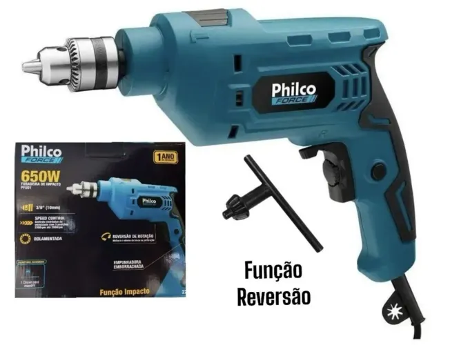 Furadeira de Impacto Profissional Philco Force 650W -220V (nova)