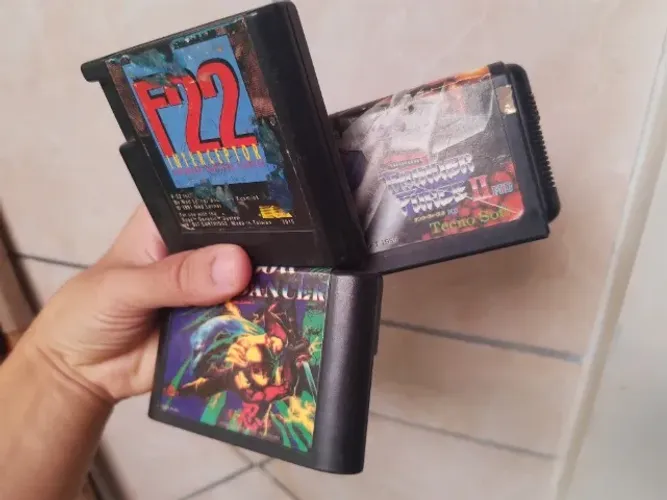 3 fitas do mega drive por 120