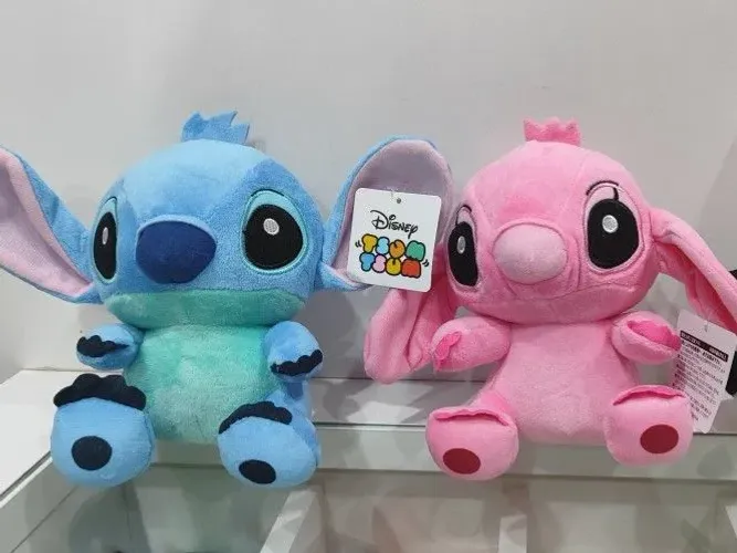 Pelúcia Stitch e Angel 