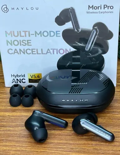 Haylou Mori Pro com ANC -43dB, 6 Microfones ENC e Bluetooth 5.4 - Entrega Grátis!