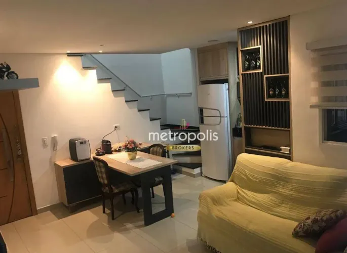 Cobertura à venda, 128 m² por R$ 670.000,00 - Utinga - Santo André/SP