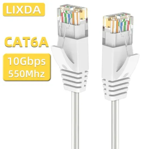cabo de rede ethernet cat6 LIXDA  branco rj45 5 metros