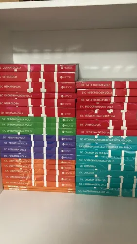 Livros de medicina da Editora MEDCEL - Coleção completa com diversos volumes