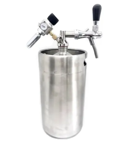 Keg 8L com torneira e regulador 