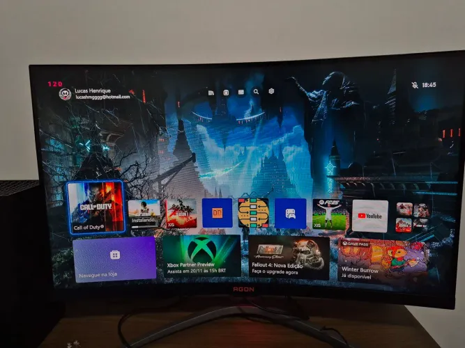 Monitor AGON 31,5 AOC 165HZ CURVO