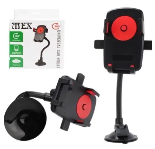 Suporte Veicular de Celular Mex Linha C-1023 Vidro 360 Ângulo De Giro