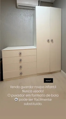 Guarda roupa infantil - em módulos (separável)