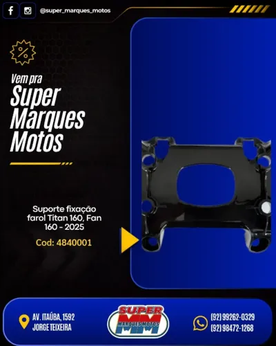 FIXADOR FAROL CG TITAN 160 2025/26/27