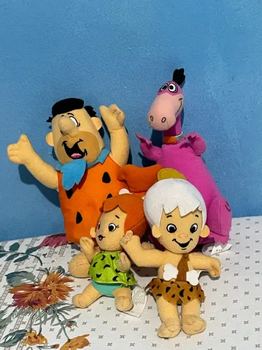 Coleção McDonalds Pelúcia Flinstons
