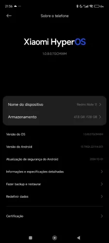 Redmi note 11 128g