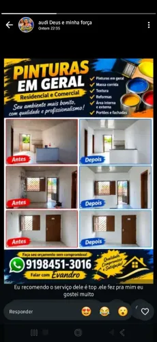 Pinturas em geral