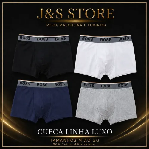Kit 10 Cuecas Masculinas Linha Luxo M ao GG - R$ 150