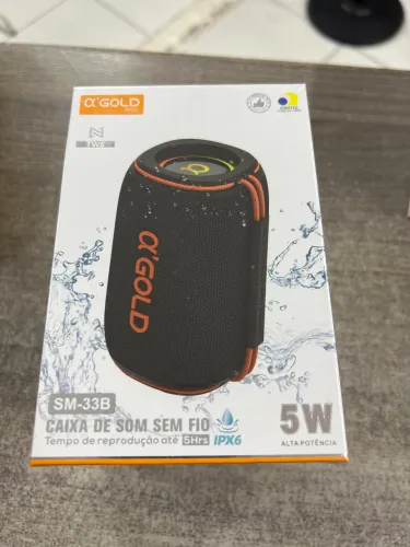 Caixa de som sem fio agold 