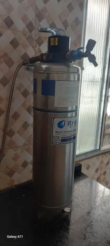 Filtro Industrial marca Filtra Mais propício para uso doméstico ou comercial.