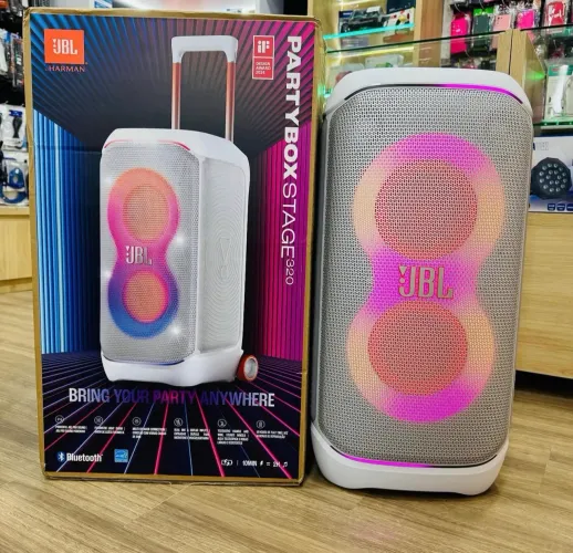 JBL PARTYBOX 320 BRANCA (LACRADA) - PROMOÇÃO!!