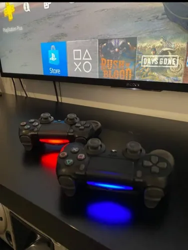 Vídeo Game PS4 PRO 1TB Completo 