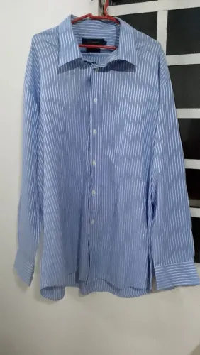 Camisa masculina manga longa marca via vêneto tamanho 7
