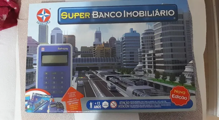 Banco imobiliário com maquininha 