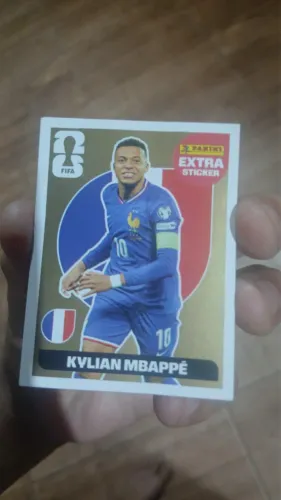 Mbappé ouro - Copa do Mundo FIFA 2026 Panini