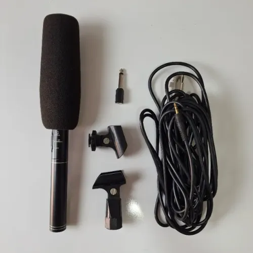 Microfone Shotgun Direcional HT-81